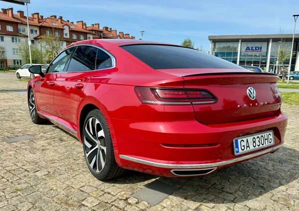 Volkswagen Arteon cena 112500 przebieg: 75000, rok produkcji 2017 z Gdynia małe 232